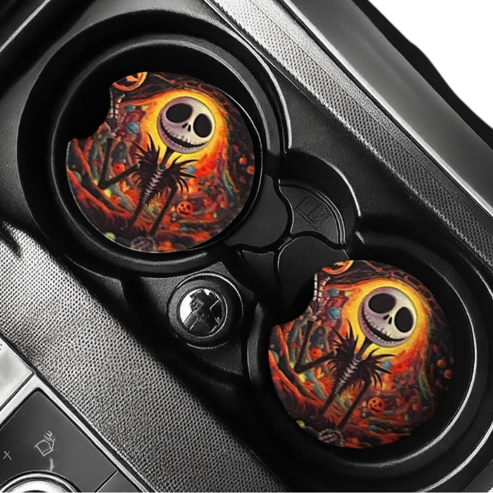 Halloween Car Cup Holder Coasters